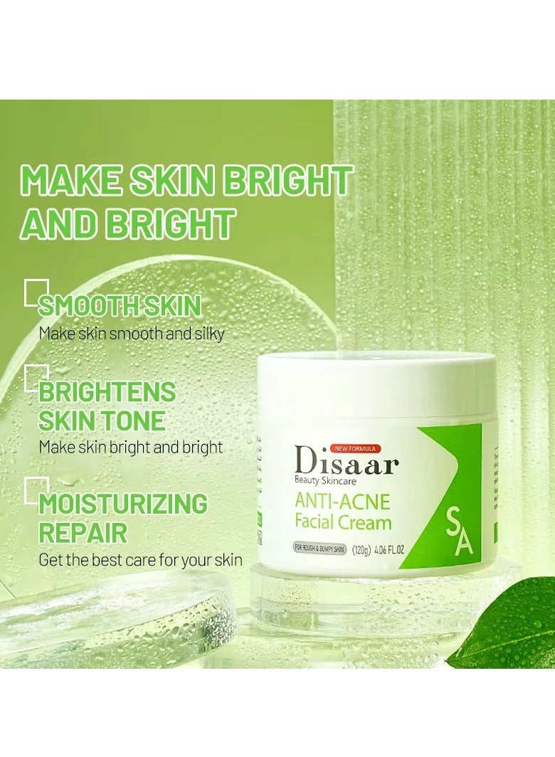 Disaar SA Anti Acne Facial Cream with Salicylic Acid Ceramide and Niacinamide for Pimples and Oily Skin  - Image 3