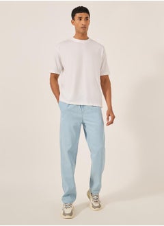 Styli Mid Rise Relaxed Fit Jeans with Drawstring  - Image 2