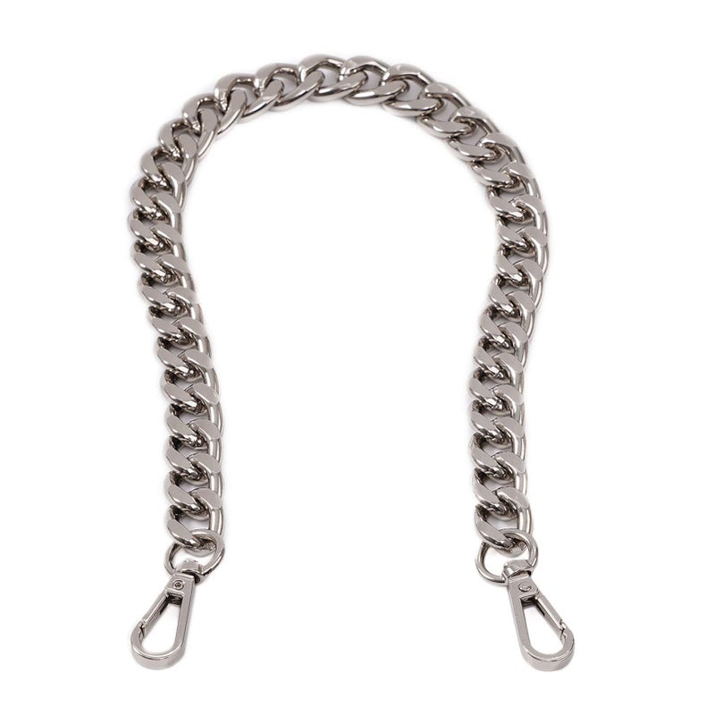Xiazw Medium Size Fabulous Metal Shoulder Crossbody Purse Strap Replacement Bag Chain Accessories (18â€˜â€™, Silver) - Image 1