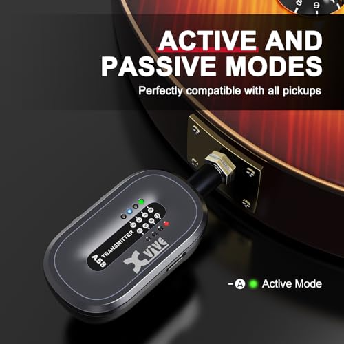 Xvive A58 Wireless Guitar System with 5.8GHz Transmitter and Receiver - Image 4
