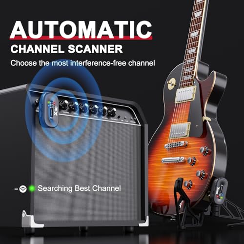 Xvive A58 Wireless Guitar System with 5.8GHz Transmitter and Receiver - Image 5