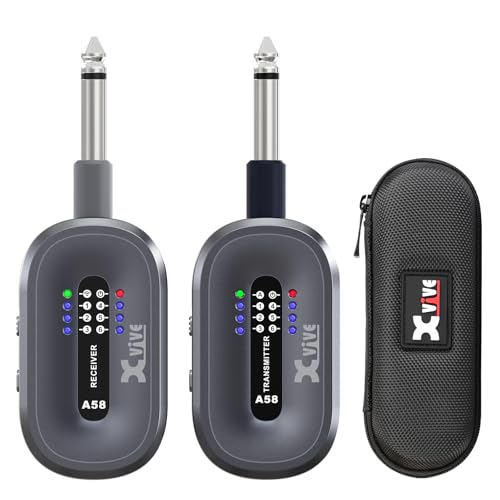 Xvive A58 Wireless Guitar System with 5.8GHz Transmitter and Receiver - Image 1