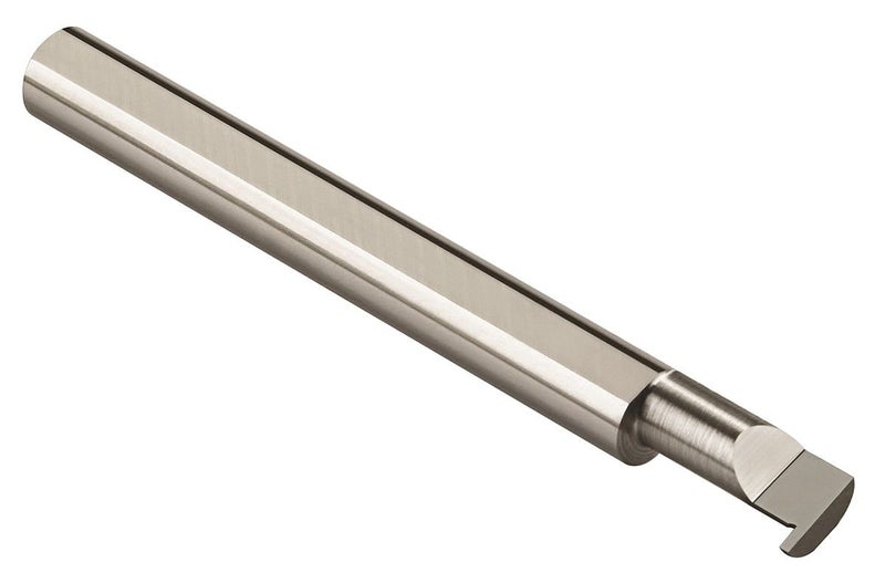RRL-069-8 Grooving Tool - Retaining Ring, .069" Width, .100" Proj, .397" Min Bore Dia, 1/2" Max Bore Depth, 3/16" Offset, 3/8" Shank Dia, 2-1/2" OAL, Uncoated