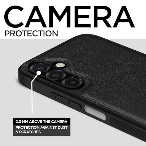 Pikkme Back Cover for Samsung Galaxy M17 5G / A17 5G / F17 5G | Full Camera Protection, Raised Edges & Super Soft-Touch Bumper Case (Black) - Image 3