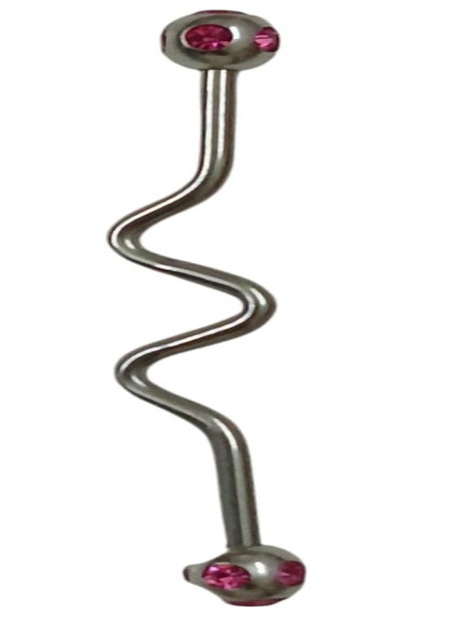 أي تي تي قضيب حلقي صناعي من الفولاذ المقاوم للصدأ من ITT، مصنوع من الفولاذ الجراحي النقي، بتصميم فريد. مقاس 14، طول 38 مم - Image 1