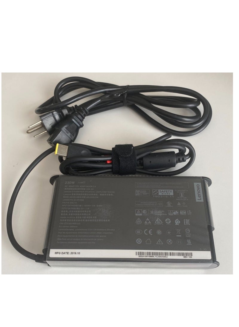 Ntech 20V 11.5A 230W Legion 5 Charger Fit for Lenovo Legion 5 7 Y540 Y545 Y730 Y740 Y900 Y910 Y7000 Lenovo ThinkPad P51 P52 P53 P71 P72 P73 ADL230NLC3A ADL230NDC3A 01FR046 01FR044 AC Adapter  - Image 1