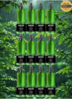Agiva 12 Pieces Agiva After Shave Cologne Forest Rain  - Image 1