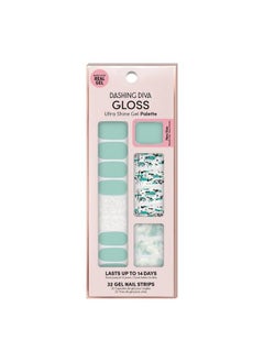 DASHING DIVA Gloss Nail Strips Desert Quartz Uv Free Chip Resistant Long Lasting Gel Nail Stickers Contains 32 Nail Wraps 1 Prep Pad 1 Nail File  - Image 2