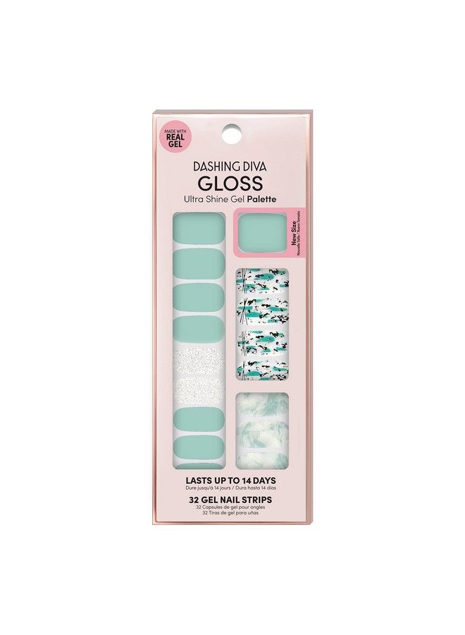 DASHING DIVA Gloss Nail Strips Desert Quartz Uv Free Chip Resistant Long Lasting Gel Nail Stickers Contains 32 Nail Wraps 1 Prep Pad 1 Nail File - Image 2