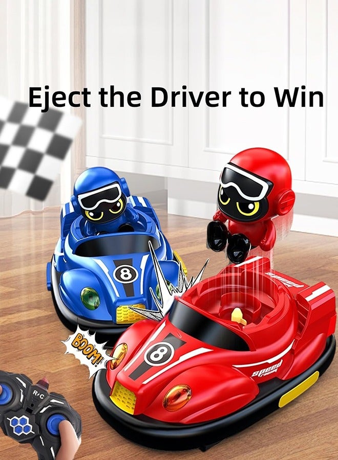 Garlo Kids Remote Control Car Toys Set, RC Race Vehicles Playset, Electronic Bump & Pop-up Game W/ 2 Figures, Cool Indoor Outdoor Birthday Gift 3 4 5 6 7 8-12 Years Old Kids Boy Child Teen - Image 5