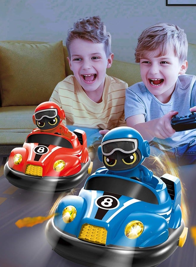 Garlo Kids Remote Control Car Toys Set, RC Race Vehicles Playset, Electronic Bump & Pop-up Game W/ 2 Figures, Cool Indoor Outdoor Birthday Gift 3 4 5 6 7 8-12 Years Old Kids Boy Child Teen - Image 4