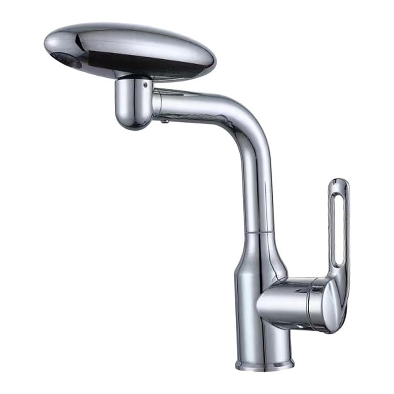 SHREESAMP Multifunctional Bathroom 4 Modes WaterFlow Sprayer Faucet with Stainless Steel 360 Rotating Hot and Cold Water Mixer Tap Faucet Swivel Handle Universal Connector Single Hole Sink Tap - Image 1