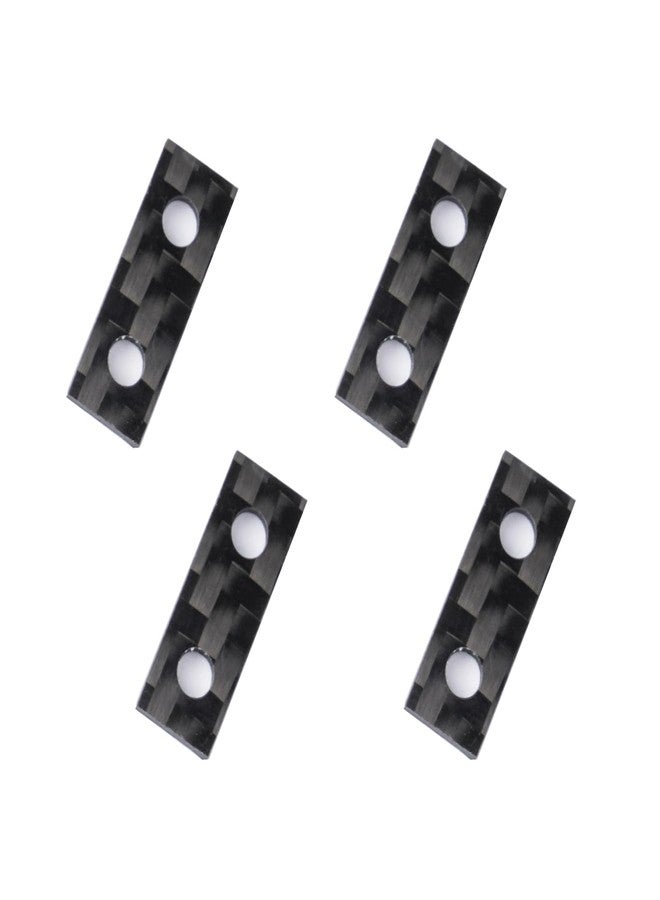 MOSHNOLY 4X Carbon Fiber Servo Mount Spacer for Arrma 6S 1/8 Notorious Kraton Outcast Typhon Talion 1/7 Infraction Limitless Felony RC Car Upgrades Part Included 2x3mm&2x2mm Servo Mount Spacer,ARA320574 - Image 1