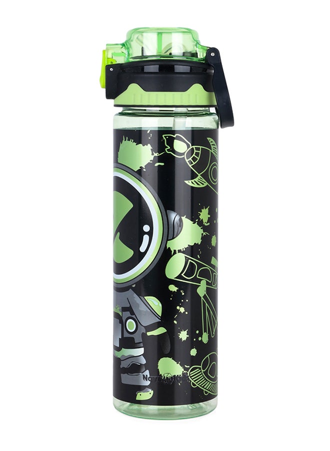 Nova kids Water Bottle With Straw 700 Ml - Black - Image 3