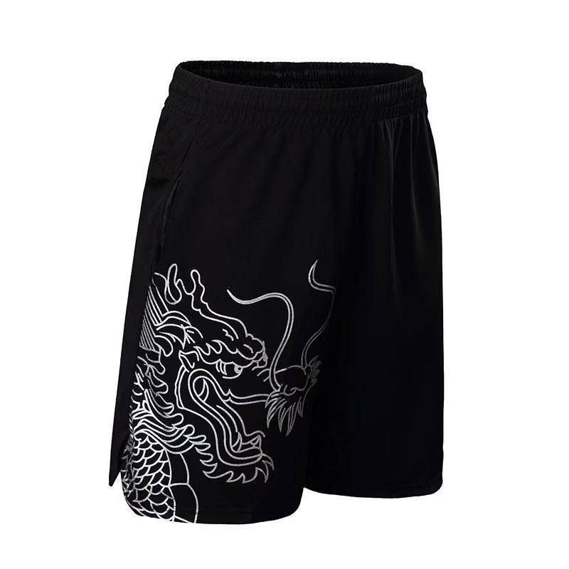 Generic Kids Unisex Badminton Table Tennis Set Silver-trimmed shorts