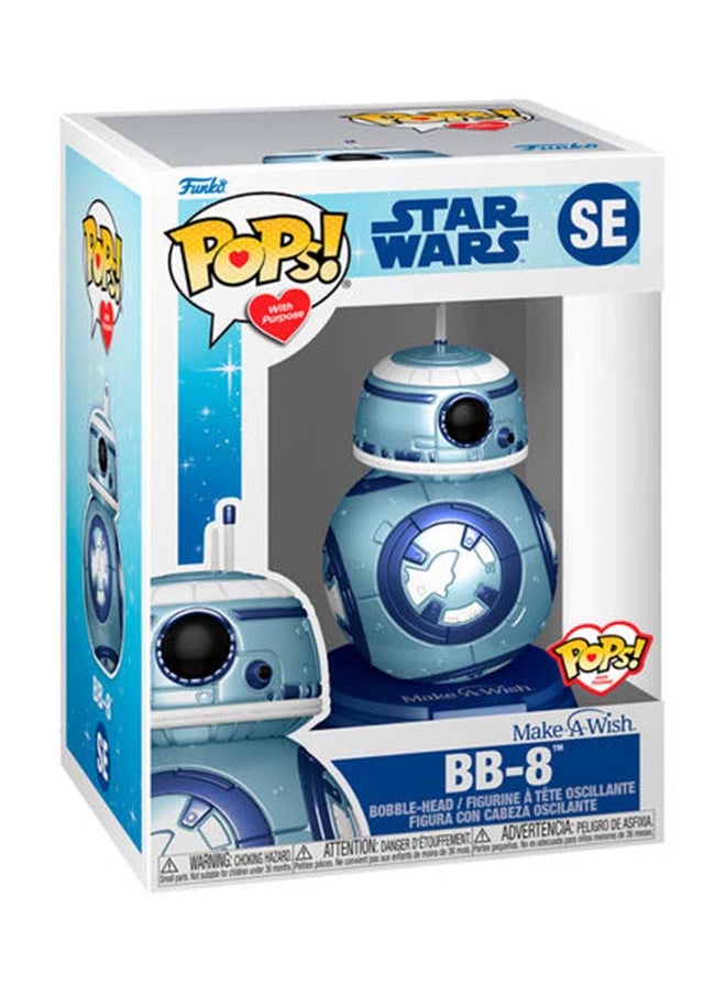 Funko - Pop! Movies: Star Wars- M.A.Wish BB-8MT - Image 1