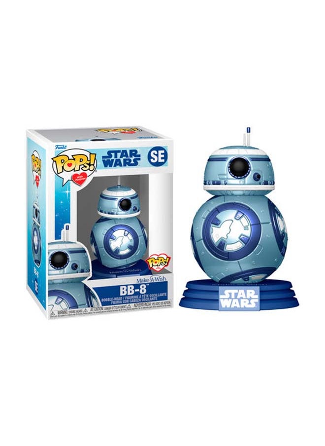 Funko - Pop! Movies: Star Wars- M.A.Wish BB-8MT - Image 1