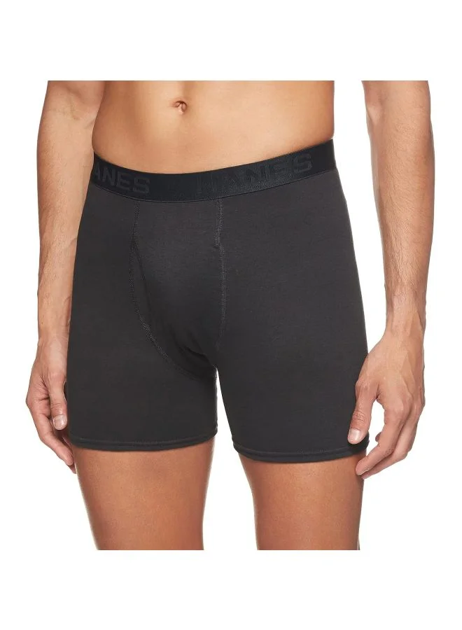 Hanes  Hanes Mens 4 Pack FreshIQ Comfort Blend Boxer with Comfort Flex Waistband Brief for Men | Best Price UAE
