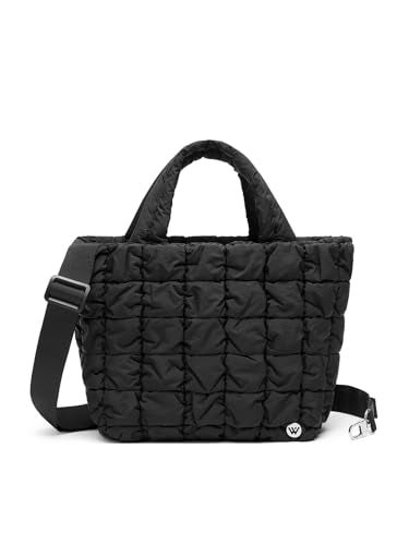 WESTBRONCO Mini Puffer Crossbody Bags for Women, Small Puffy Quilted Purse Nylon Shoulder Handbag with Adjustable Strap - Image 1
