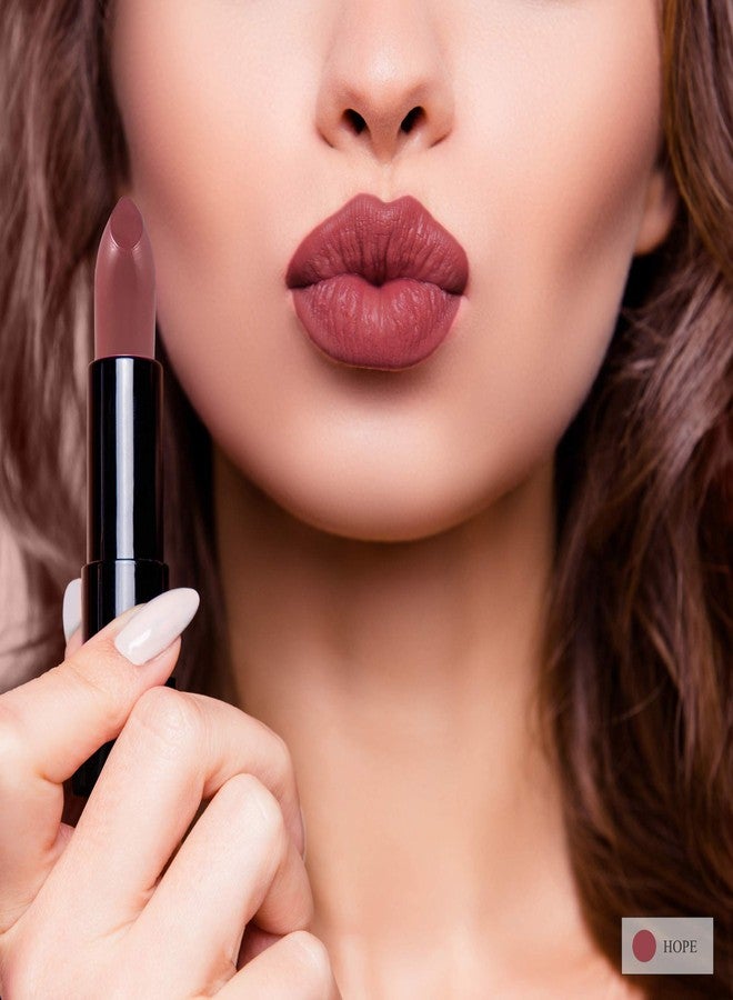 Luxury by Sofia All Natural Lipstick, Semi Matte Lip Color, Moisturizing Lipstick, Non Toxic, Non GMO, Highly Pigmented, Long Lasting Lipstick, Vegan Makeup for Women (Hope) - Image 4