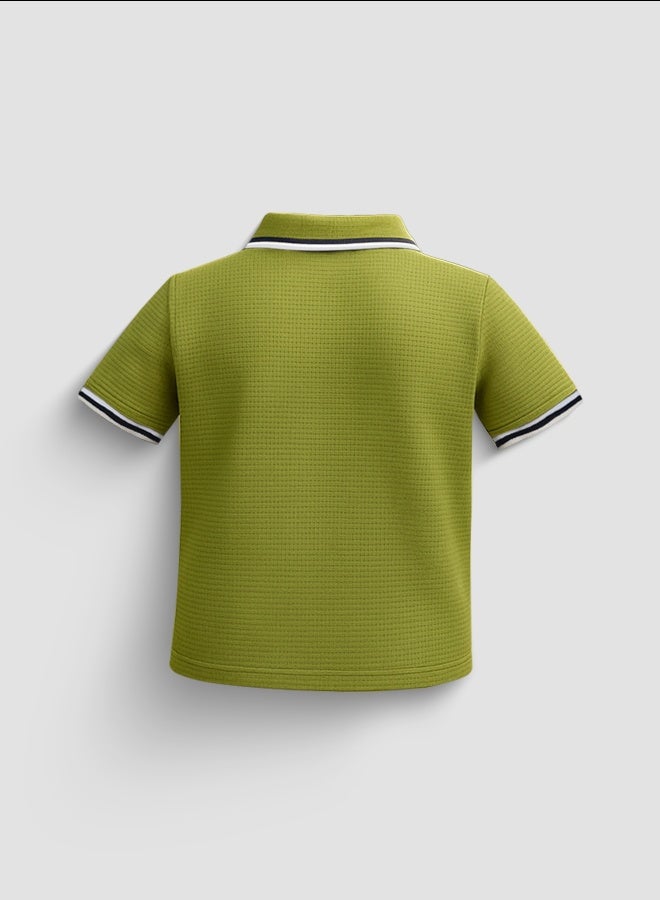 Y&CO Pocket Waffle T-Shirt - Image 2