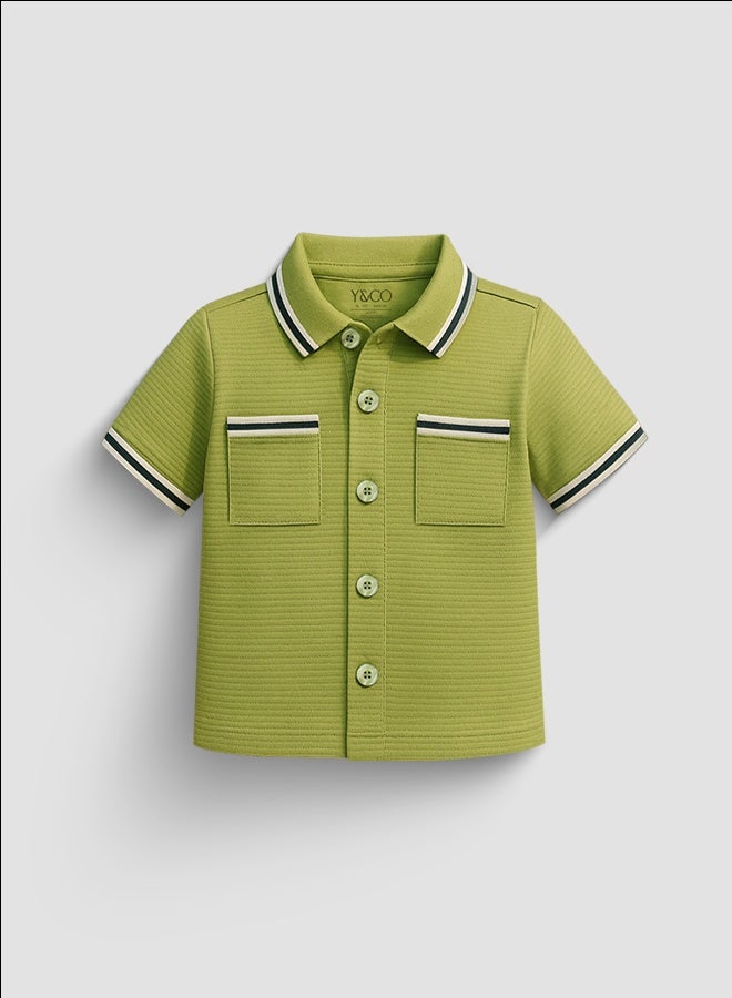 Y&CO Pocket Waffle T-Shirt - Image 1