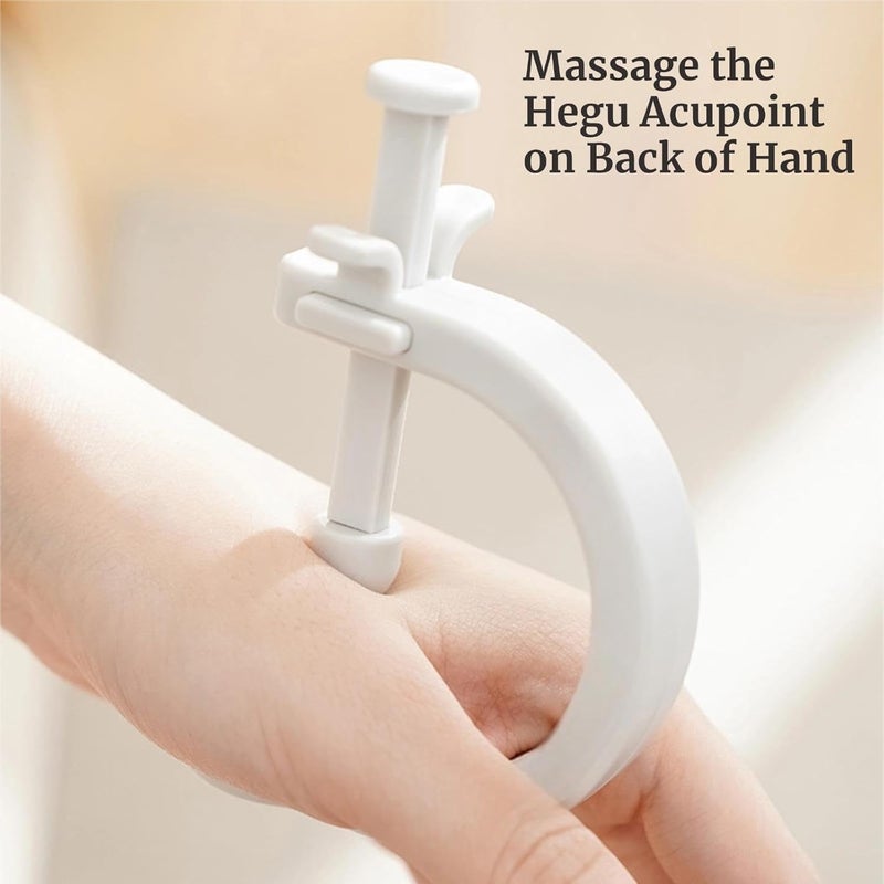 KINTEGOOD Adjustable Acupressure Massage Tool Acupuncture Pressure Point Massager with Fixed Clip Pain Relief for Feet Hands and Ears1Gray - Image 3