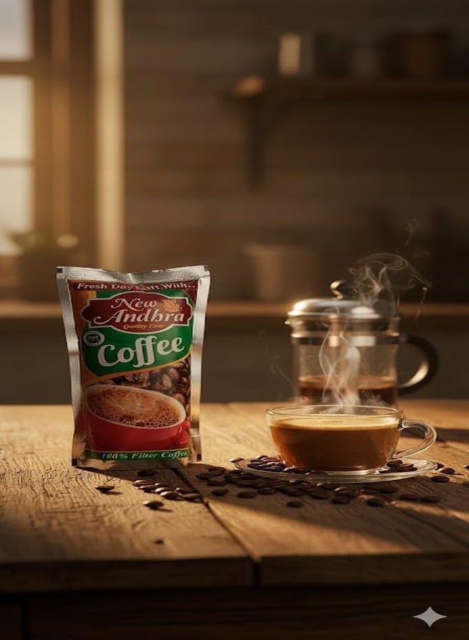 100% Filter Coffee | Coffee-Chicory Blend (53% Coffee, 47% Chicory) | Strong & Aromatic – 200g - Image 5