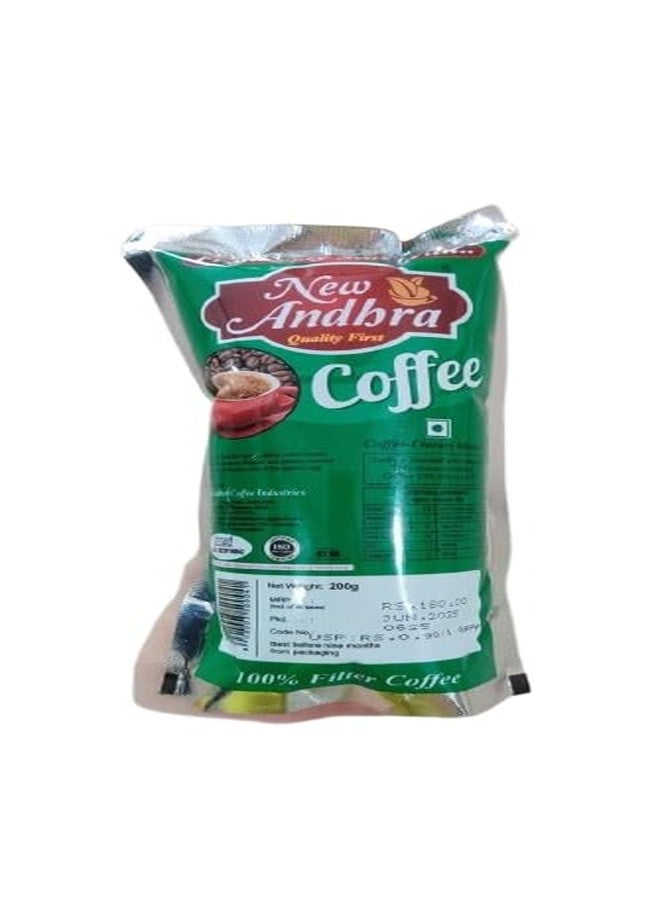 100% Filter Coffee | Coffee-Chicory Blend (53% Coffee, 47% Chicory) | Strong & Aromatic – 200g - Image 2