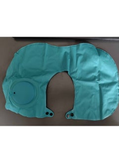 Arabest Press inflatable U-shaped pillow neck pillow travel artifact neck folding portable flocking blowing travel pillow U-shaped pillow  - Image 1