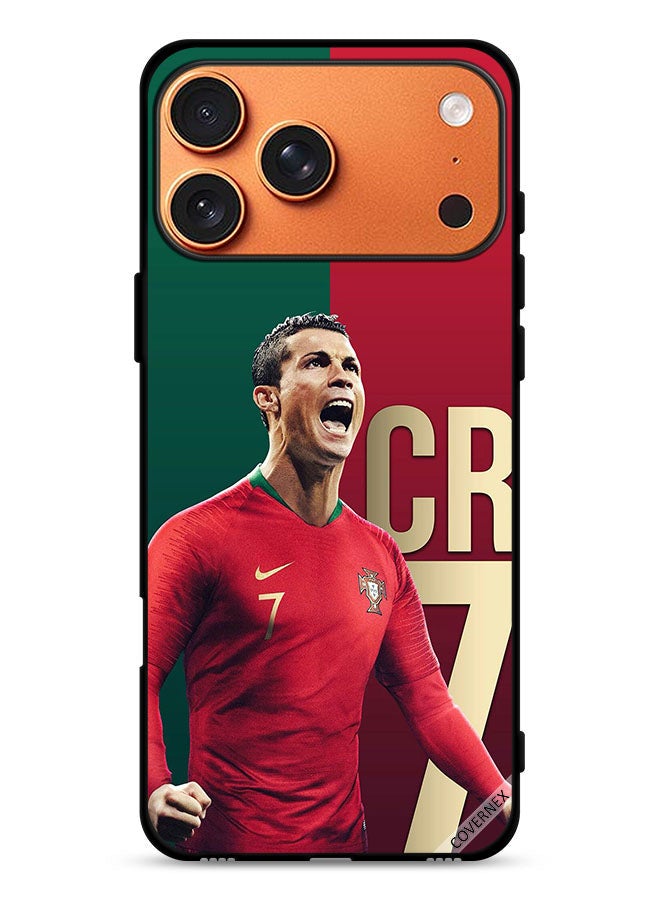 Covernex Apple iPhone 17 Pro Max Protective Case Cover Cristiano Ronaldo Portugal Team Collection - Image 1