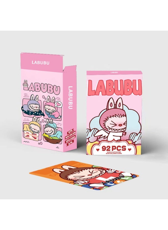 Labubu Boxed Collection Card Bubble Matte Lomo Card Photo Card - Image 2