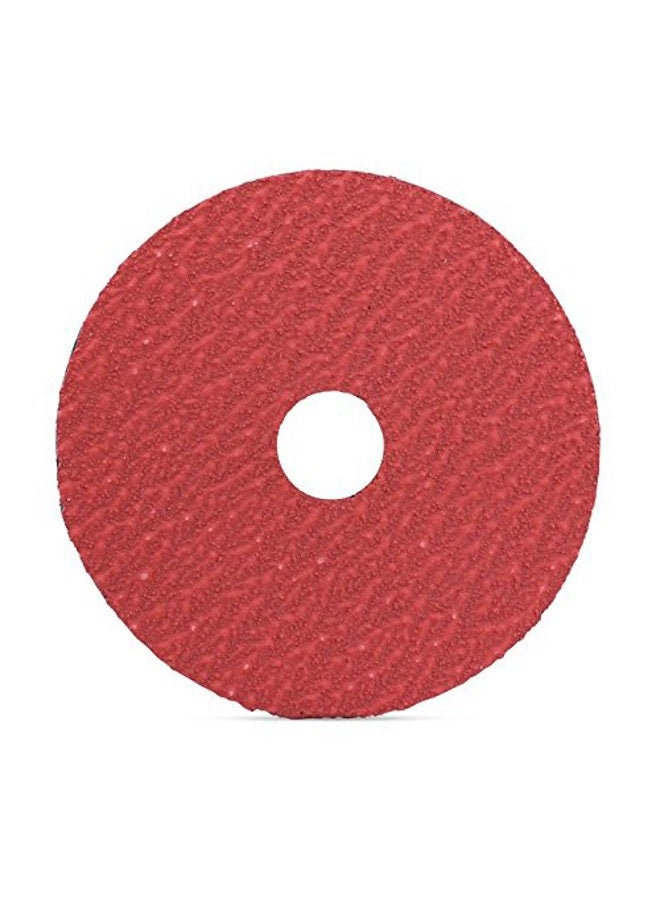 BHA Ceramic Resin Fiber Sanding and Grinding Discs, 4.5” x 7/8”, 24 Grit - 25 Pack - Image 3
