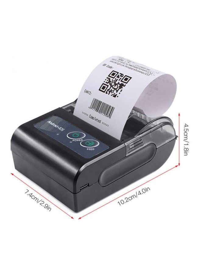 NIBEMINENT Mini Portable Thermal Printer 10.2x4.5x7.4cm Black  - Image 3