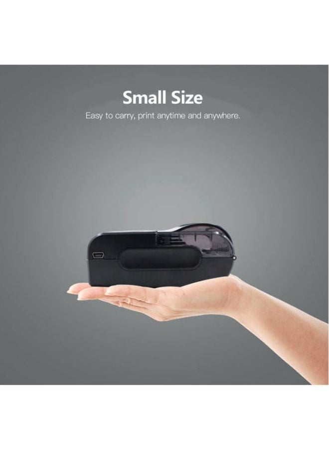 NIBEMINENT Mini Portable Thermal Printer 10.2x4.5x7.4cm Black  - Image 4