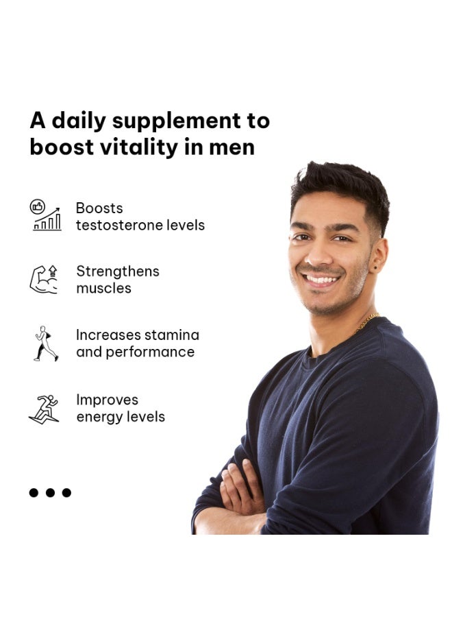 hk vitals Testo Bold (60 Tablets) | Testosterone Booster for Men | For Energy, Stamina, & Strength - Image 2