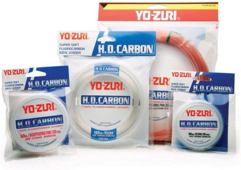 Yo-Zuri H.D. Carbon Fluorocarbon Leader Line - 20 Pound Test, 30 Yards - Image 1