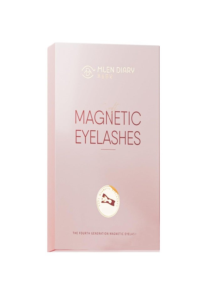 MLEN DIARY Magnetic Eyelashes, Reusable Dual Magnetic Lashes without Eyeliner, Natural Look Magnetic Eyelashes with Applicator, Soft Magnets False Eyelashes, No Glue & No Makeup Remover, Sweet Cat - Image 1
