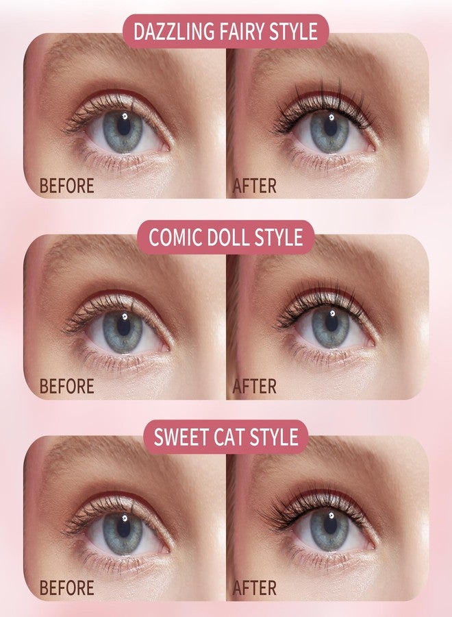 MLEN DIARY Magnetic Eyelashes, Reusable Dual Magnetic Lashes without Eyeliner, Natural Look Magnetic Eyelashes with Applicator, Soft Magnets False Eyelashes, No Glue & No Makeup Remover, Sweet Cat - Image 5