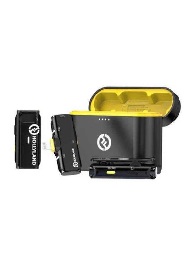 Hollyland LARK C1 DUO 2-Person Wireless Microphone - Lightning Version-Black C1 Lightning Version Black - Image 1