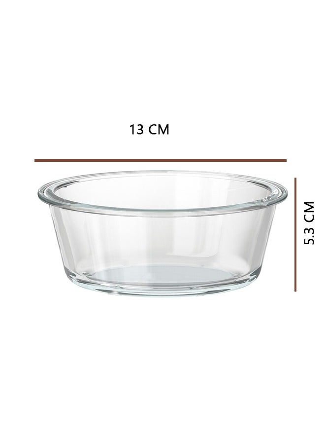 Heat Resistant Pyrex Glass Oven Tray Round Set