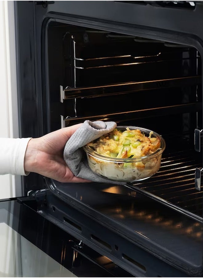 Heat Resistant Pyrex Glass Oven Tray Round Set