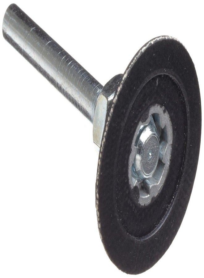 Merit Abrasotex Quick-Change Abrasive Disc Holder, Type I, 1-1/2" Diameter, 30,000 rpm, Medium Grit Aluminum Oxide, Metal, Angle Grinder Compatible - Image 1
