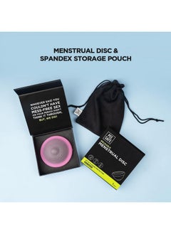 PEESAFE Pee Safe Reusable Menstrual Disc | 1 Reusable Menstrual Disc + 1 Spandex Storage Pouch | Capacity of 55 ml | Made of Medical Grade Silicone  - Image 4