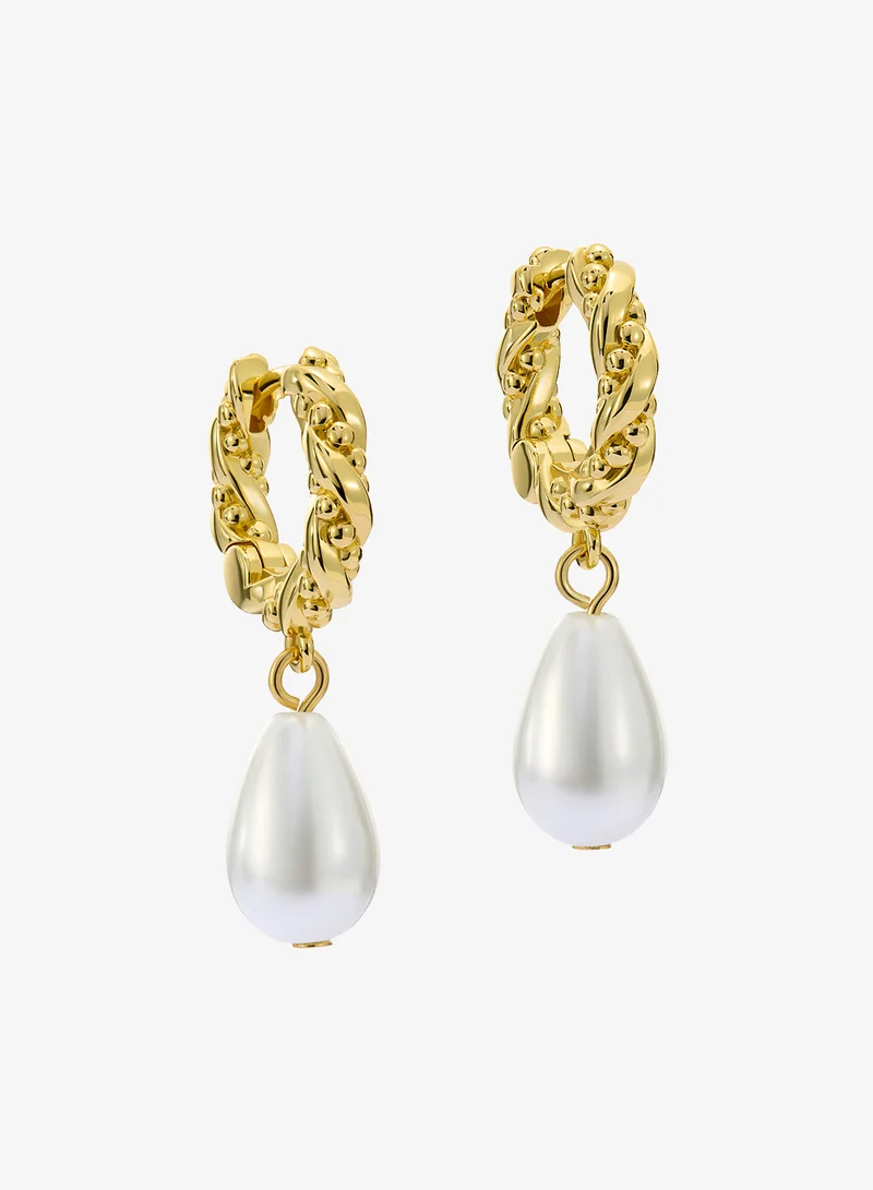 Ted Baker Twisted Pearl Drop Earrings