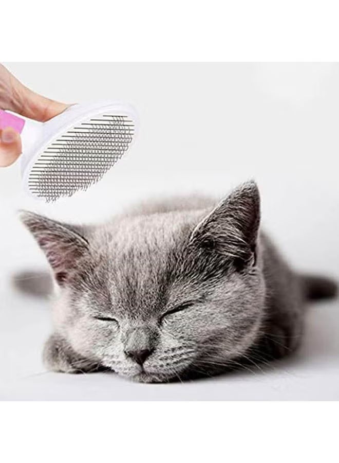 مشط تدليك فرشاة إزالة الشعر للكلاب والقطط - Image 2