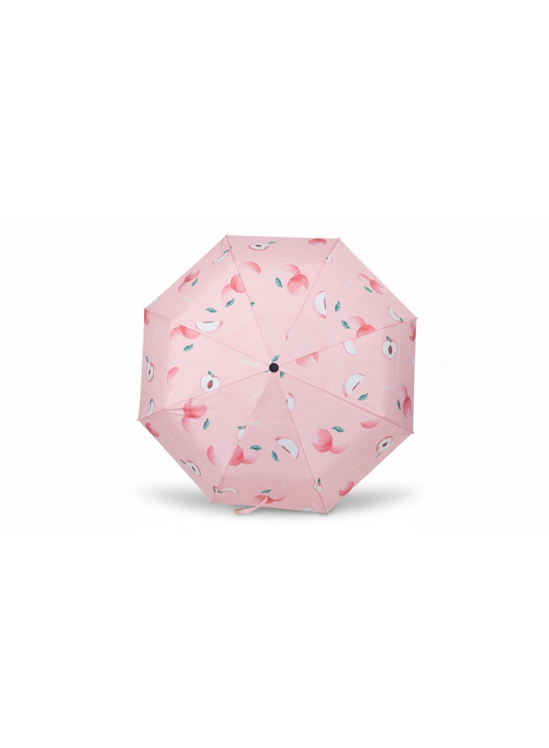 شمسية قابلة للطي واقية من الشمس والمطر | مثالية للسفر بألوان صيفية مبهجة. - Image 4