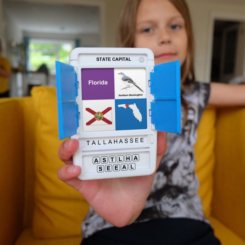 100 PICS US States & Capitals Flash Cards | All 50 States and Capitals to Learn | Fun and Functional Case | Ultimate Flashcards for United States Geography | Card Games for Kids and Adults | Ages 6+ - Image 5