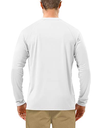 Roadbox Men's 2 Pack UV Sun Protection SPF UPF 50+ Long Sleeve Quick Dry Fishing Shirts Outdoor Rash Guard for Running Hiking Swimming - Image 2