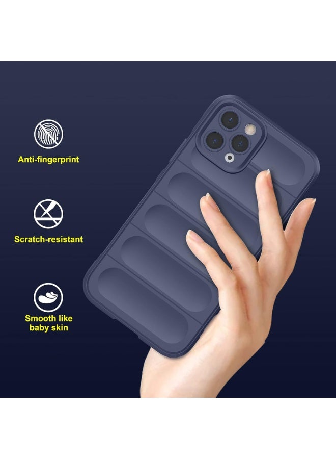 Premium Protection Back Silicone Case Compatible with Iphone 11 Pro Magic Shield Shockproof Case with Camera Protection (Blue) - Image 2